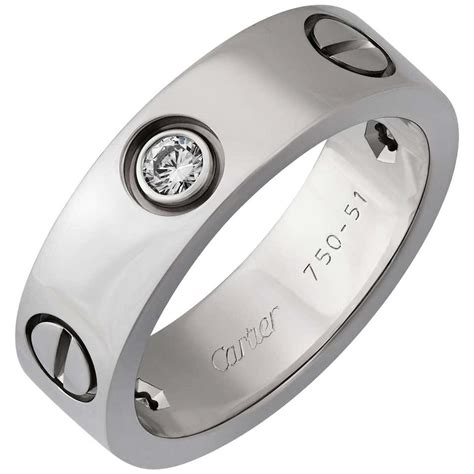 mens cartier ring with diamond|cartier men's solitaire rings.